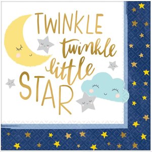 16 stuks Twinkle Twinkle Little Star servetten