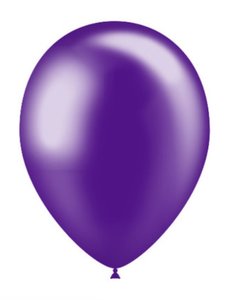 Metallic ballonnen lavender 15 stuks 
