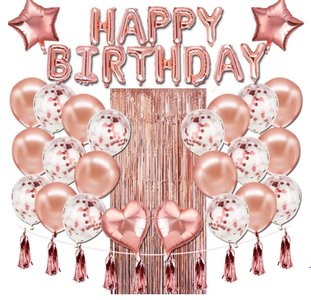 Rose/Goud Feestversiering