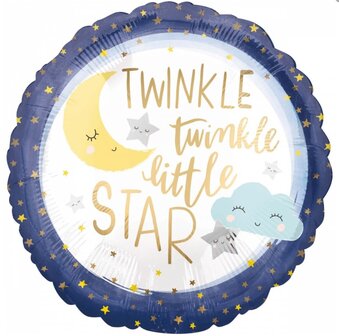 1 stuk Twinkle Twinkle Little Star folieballon