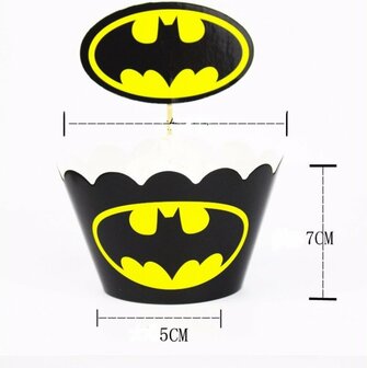 Batman Cupcakevormpjes 