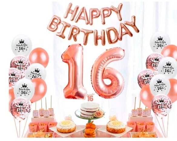 Sweet Sixteen Feestpakket