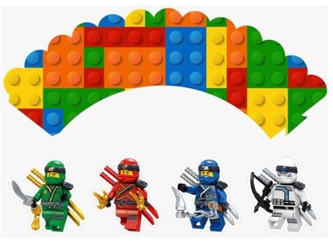 Lego Ninjago Cupcake Houder 